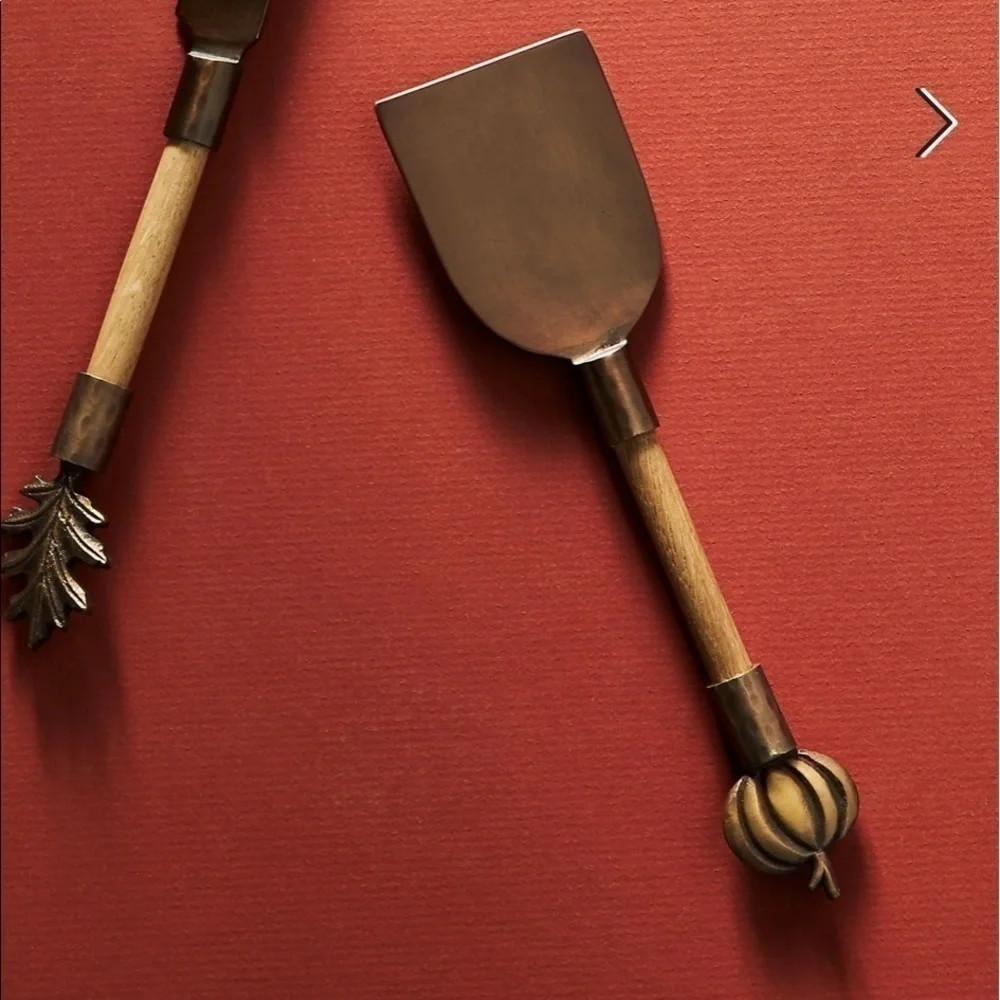 Anthropologie Set of Three Thicket Cheese Knives - Picture 6 of 6